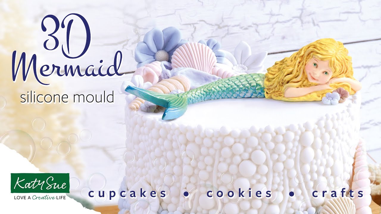 Make A 3D Mermaid For Cakes & Crafts