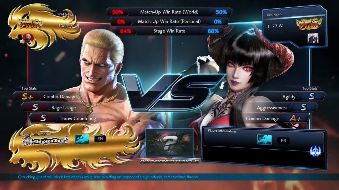 IronFury (Geese) vs MYI KiraKira (Eliza) - #T7OnlineChallenge: EU Southwest - Losers Top 8