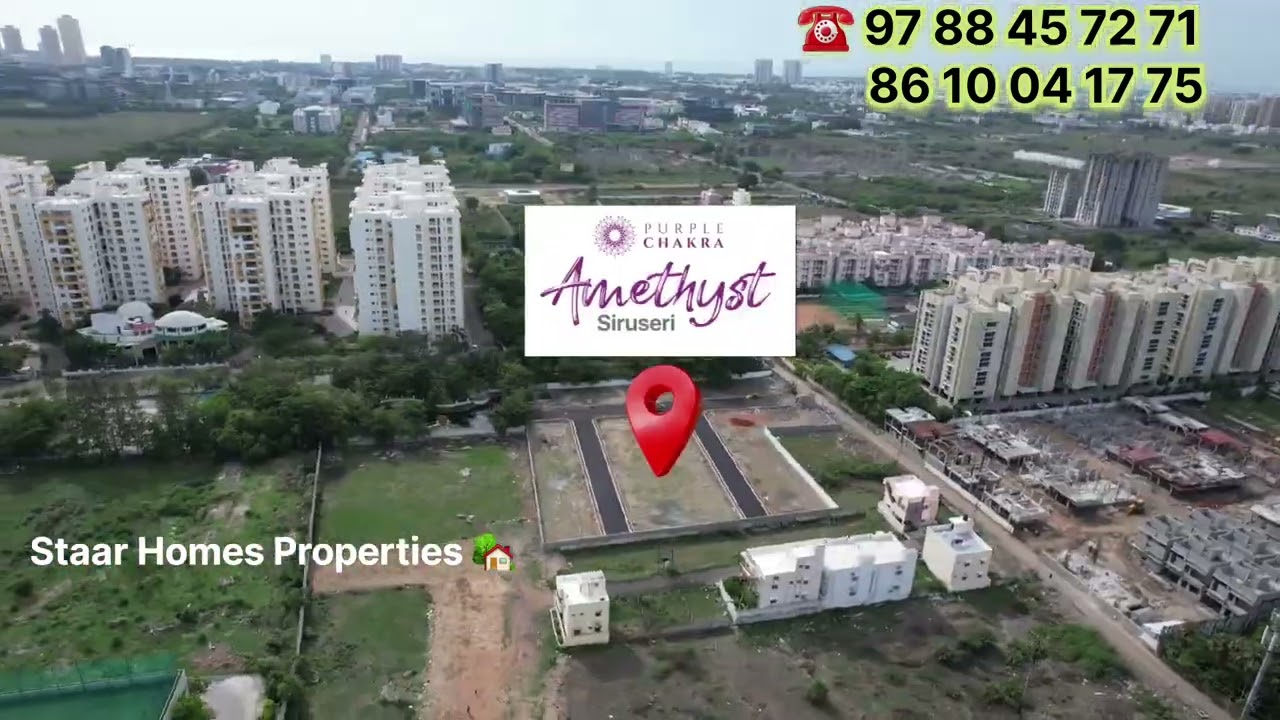 Plots for sale in Siruseri SIPCOT - OMR Ready to Build #plots #omrplots #chennai #siruseri #land