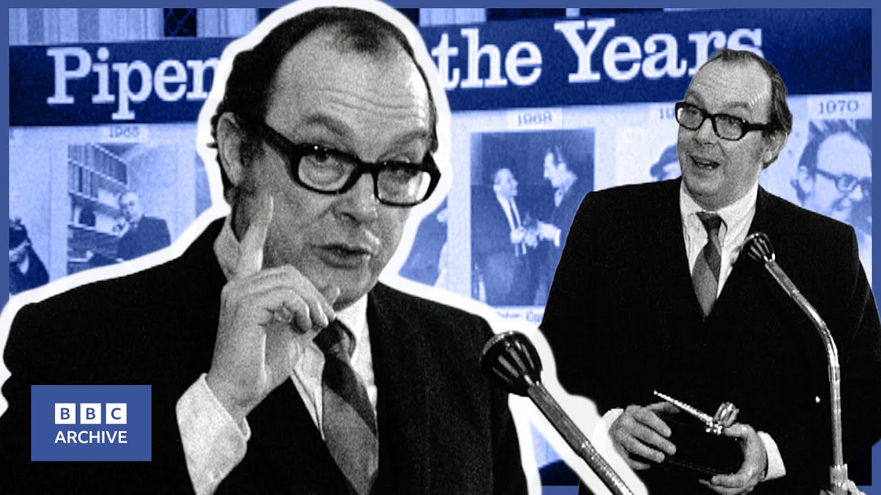 1971: ERIC MORECAMBE Named 'Pipeman of the Year' | Nationwide | Comedy Icons | BBC Archive