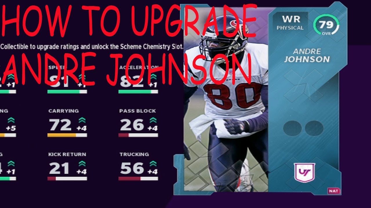 HOW TO UPGRADE LEVEL MASTER ANDRE JOHNSON IN MADDEN 21 - MADDEN 21 GAMEPLAY