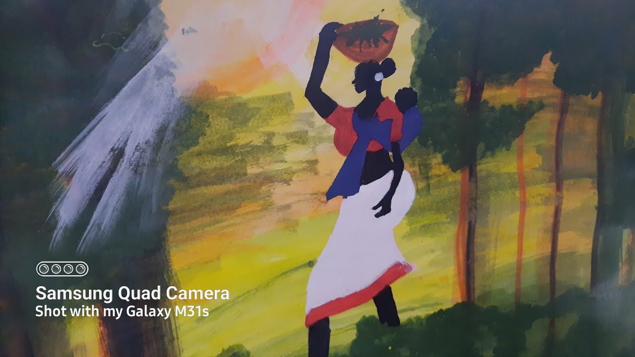Tribal woman art| Jharkhand Tribal art| Tribal woman forest art| Jharkhand| Indian cultural art