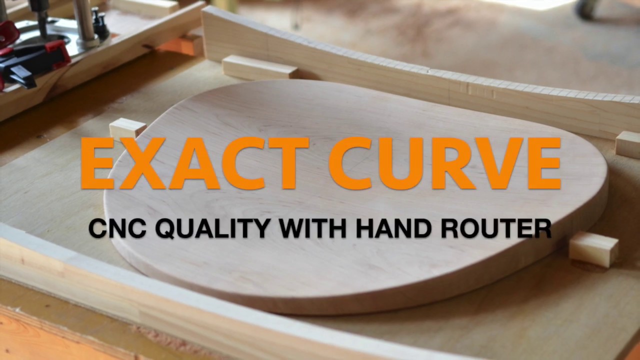 Beautiful curve! Chair seat with a original router jig 