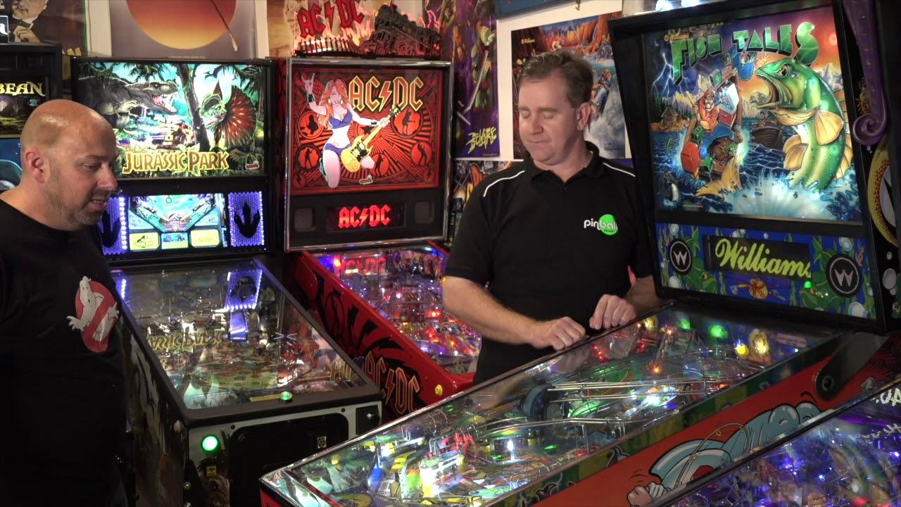 Reeling in a Fish Tales Pinball Machine