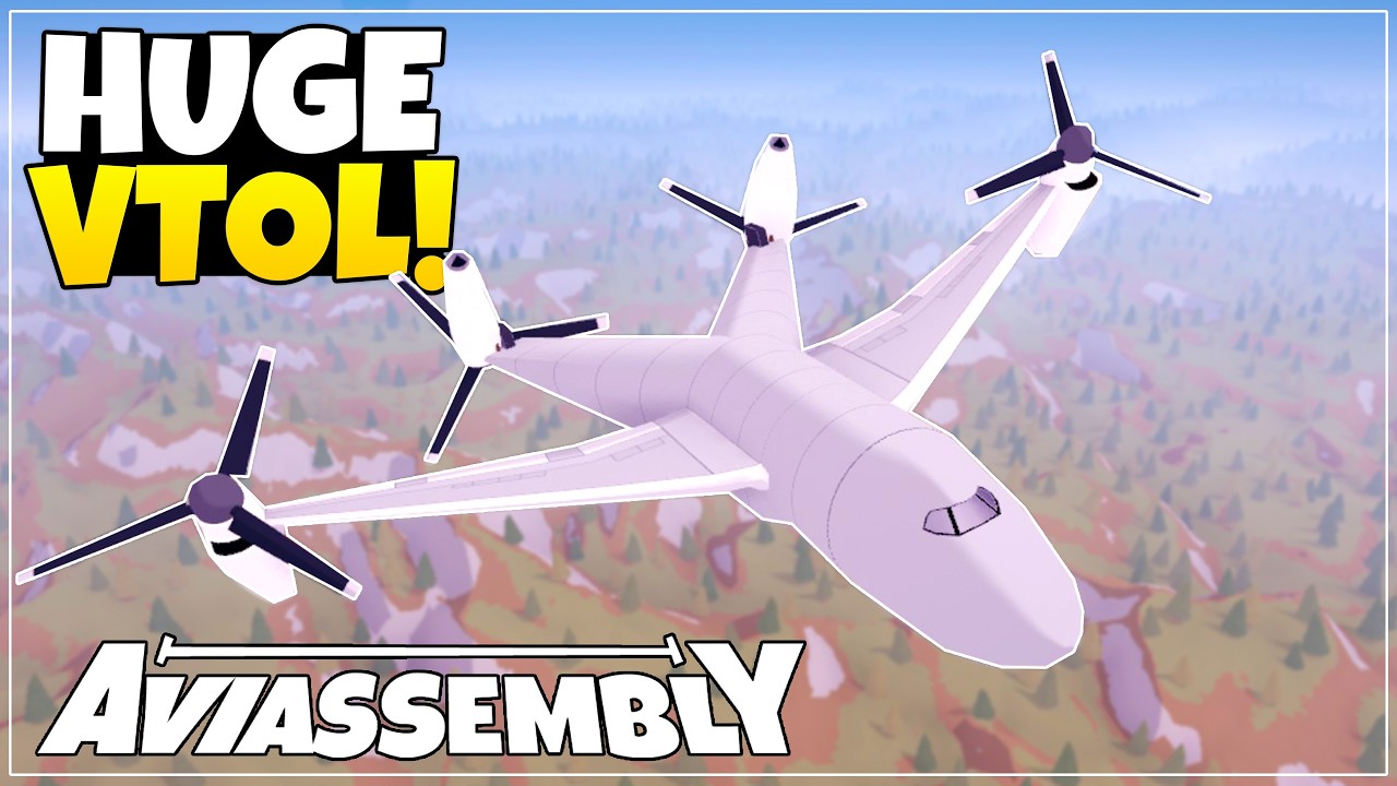 I Built A HUGE VTOL In Aviassembly!