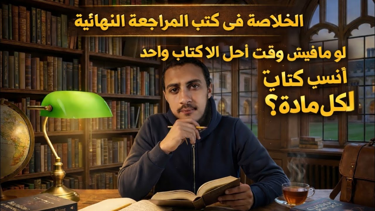 لو انا مش هلحق احل غير كتاب واحد في المراجعة النهائية يبقي ايه انسب كتاب لكل مادة ؟!
