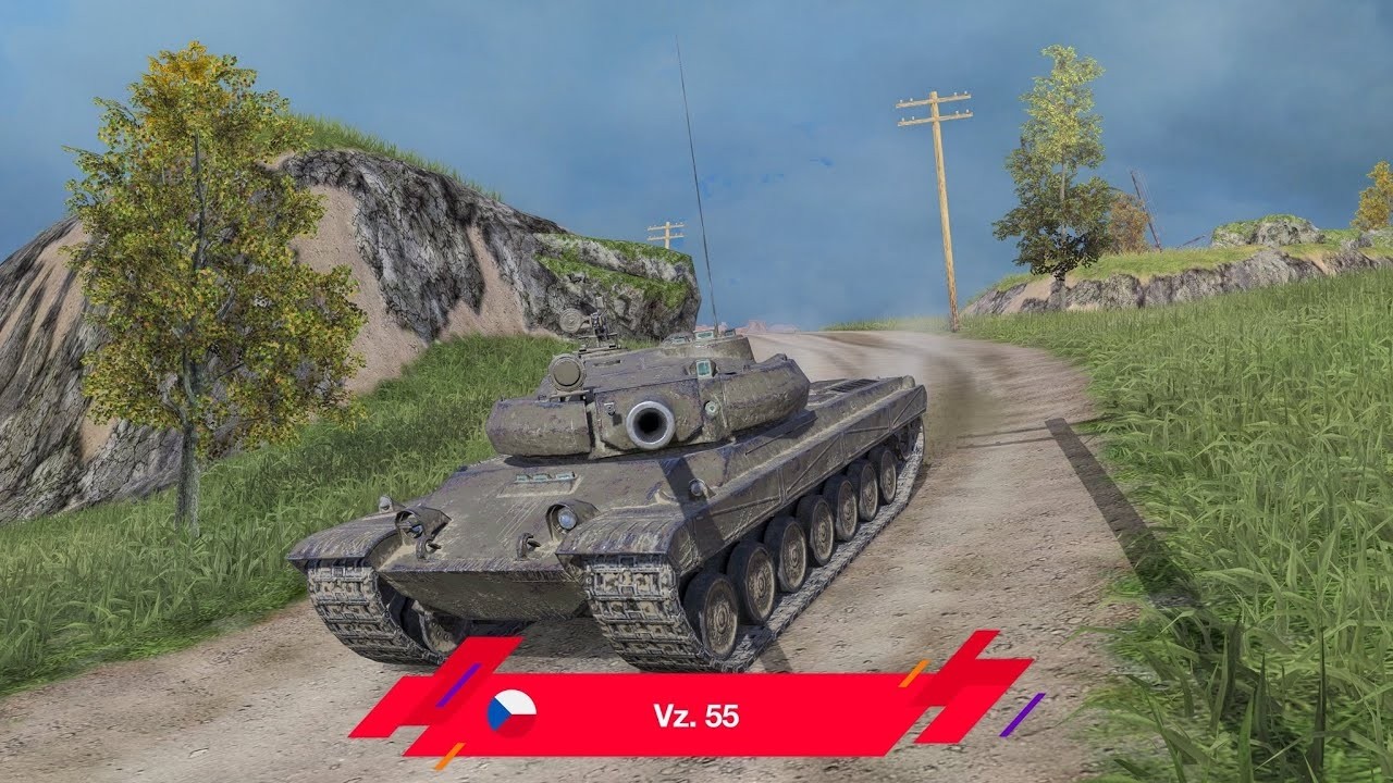 бой на танке -- Vz 55 -- ( 4148 урона )