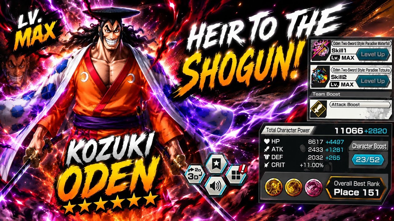 BUFFED KOZUKI ODEN IS BACK?! 😱 Current Meta OPBR Gameplay | Can He Compete in 2026?