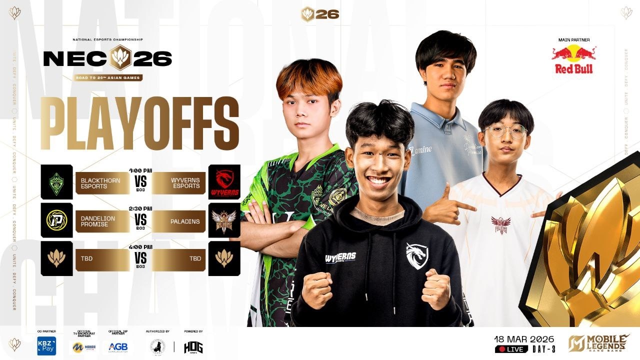 NEC26 MLBB – Playoffs Stage Day 3