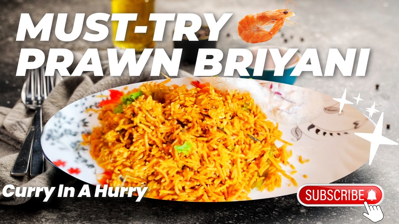 ONE POT PRAWN BRIYANI 🦐