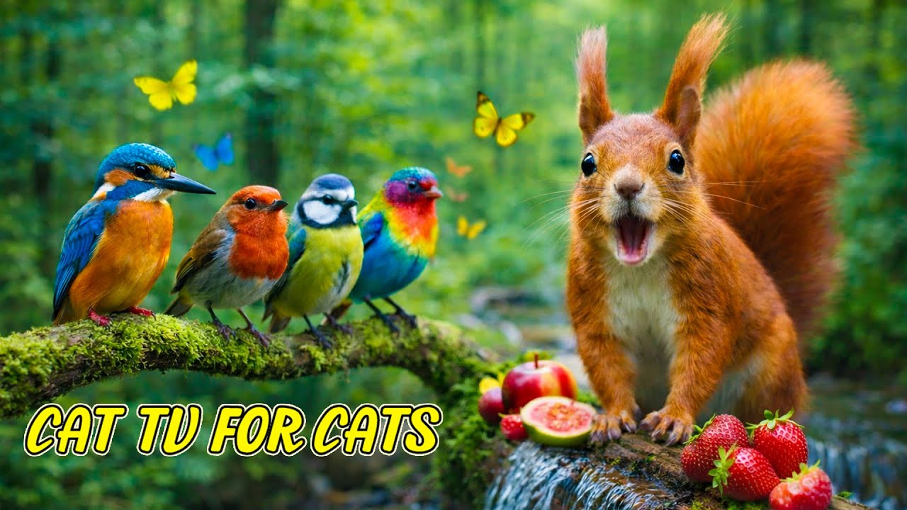 Mesmerizing Birds Everywhere 🐦 | Hypnotic Nature TV for Cats & Dogs 😺🐶 | 4K HDR