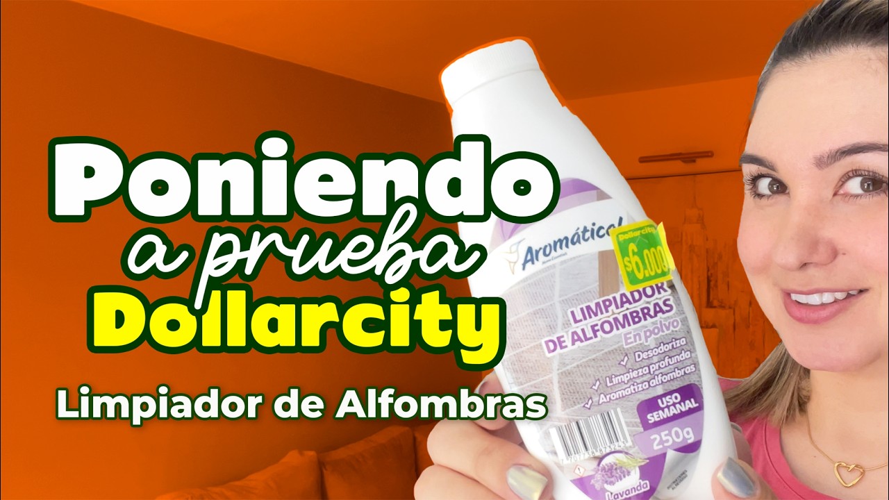 ¿Realmente Funciona? Probando el LIMPIADOR DE ALFOMBRAS de #Dollarcity  🛒 🏡✨