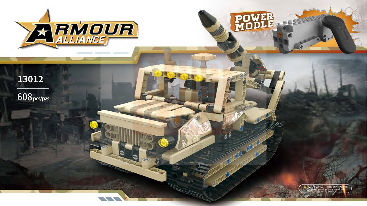 Mould King Instructions - Armour Tank - 13012