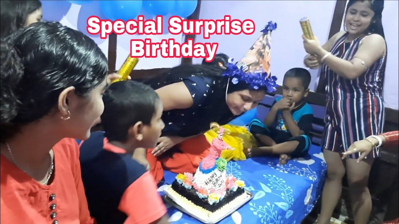 Bonu ke birthday surprise dilam onek moja holo