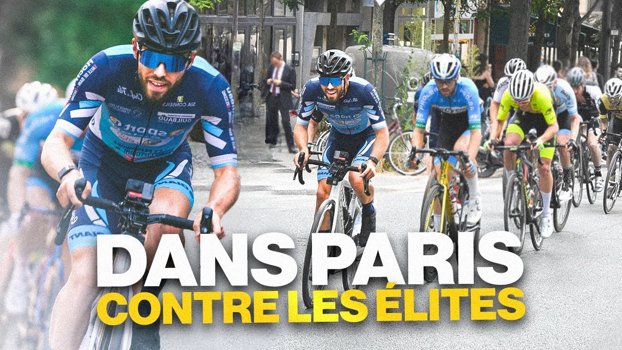 MA PREMIERE COURSE EN ÉLITE DANS PARIS FEAT @JeuneCyclisteDynamique  [IMMERSION EMBARQUÉE]