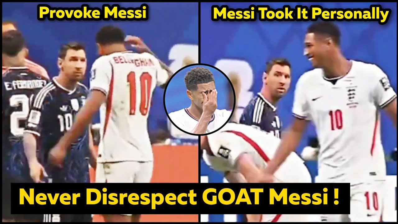 The Moment Messi Left Bellingham in TEARS with 2 Assist vs England Reactions