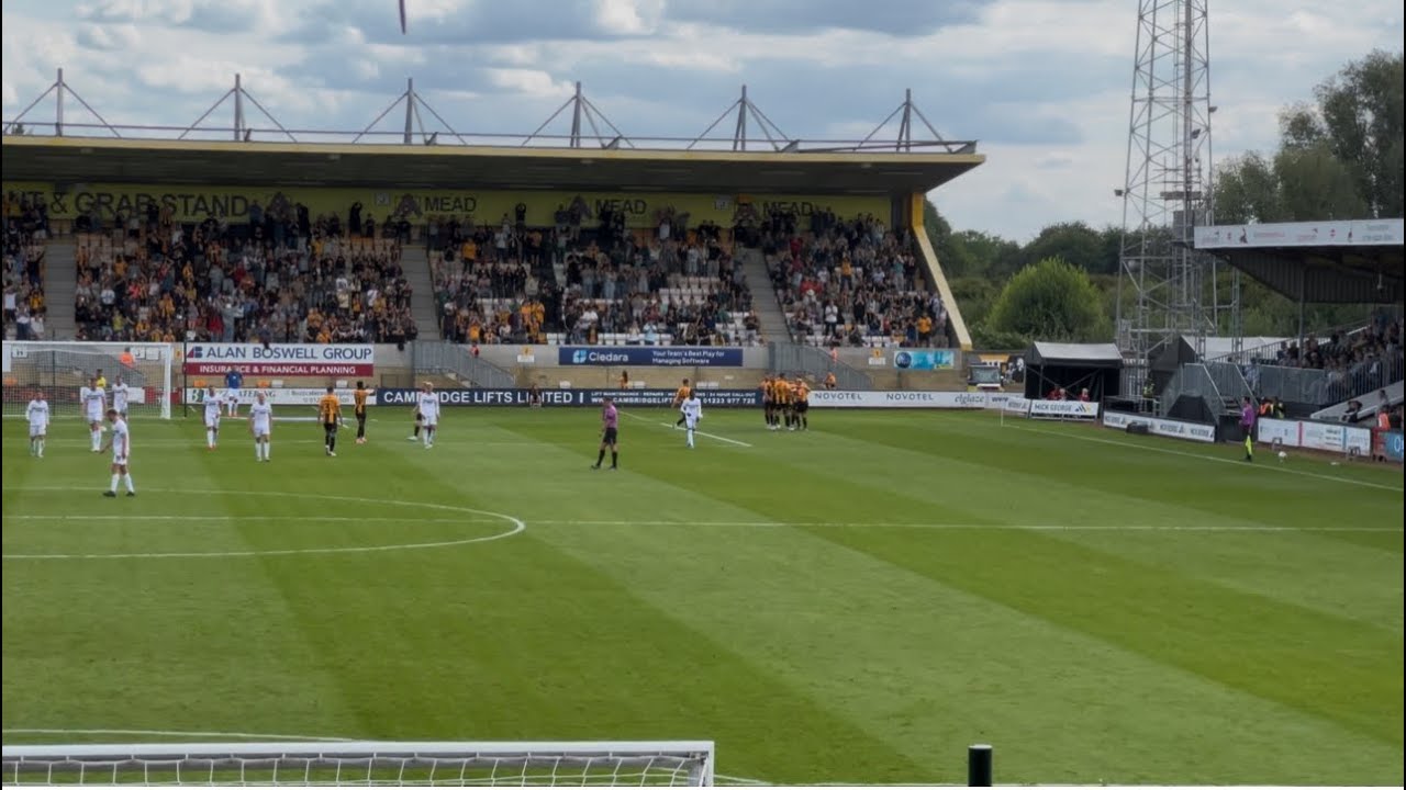2025/2026 EFL League two Cambridge United vs Cheltenham town Louis App&eacute;r&eacute;&rsquo;s goal 1-0 2/8/25