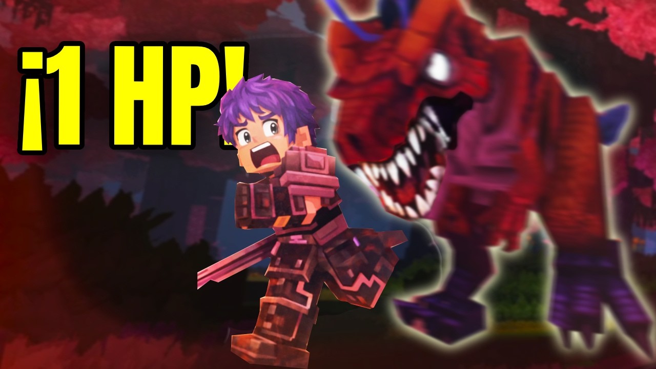 ESTE REX ME CAZÓ… sobreviví de milagro 😱 | Sobreviviendo en Hytale #15