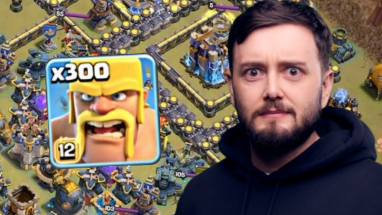 PT COM 300 BÁRBAROS NO CLASH OF CLANS !