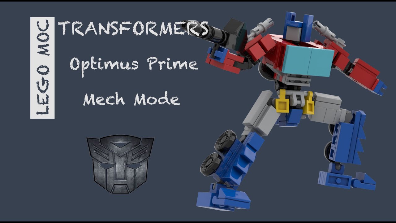 Lego Transformers G1 Optimus Prime Mech Mode MOC Instruction