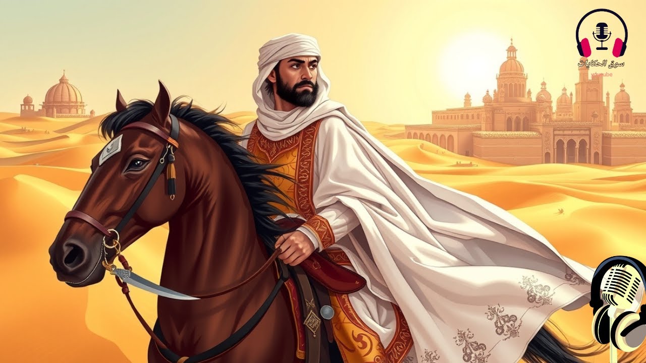 قصة الفارس المجهول، بعد أن دمرت السيول قبيلته، خرج ليطلب المساعدة، ومن بعدها المفاجأة، قصة قبل النوم