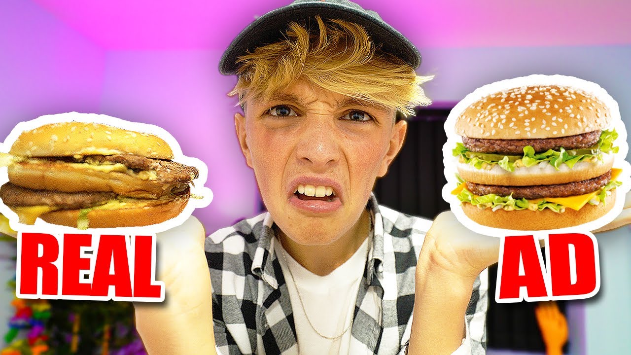 FAST FOOD ADS VS. REALITY EXPERIMENT!! (shocking)
