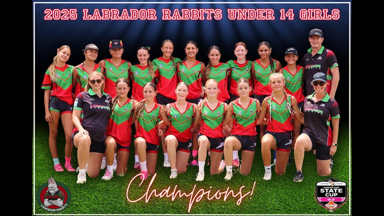 U14 GIRLS  LABRADOR RABBITS - 2025 OZTAG STATE CUP CHAMPS