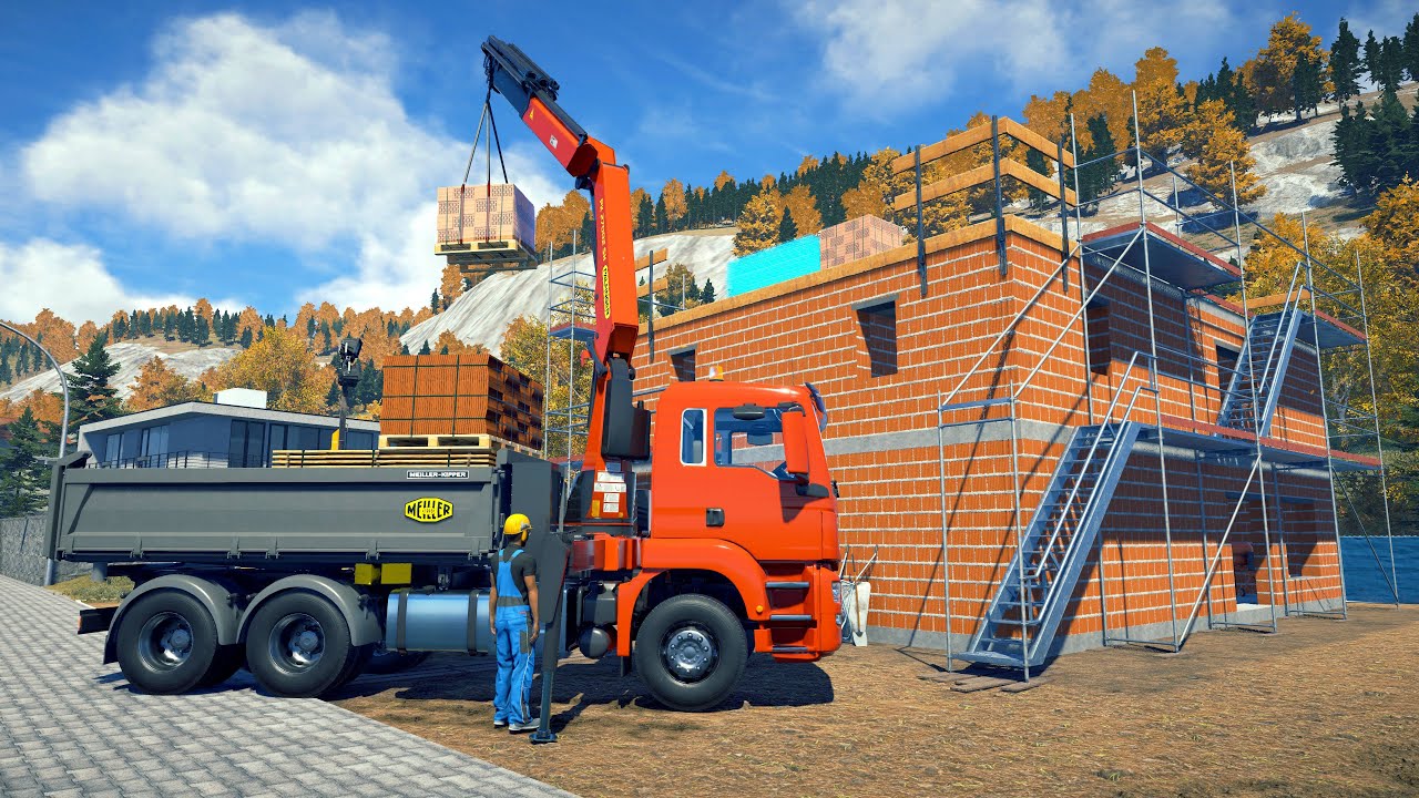 Construction Simulator 🚧 Let's Build A Small House - E.U Map 🚧