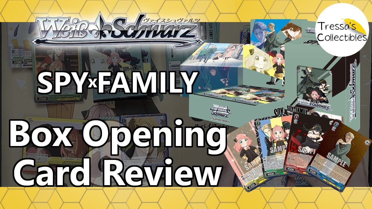 Spy x Family - Box Opening & Card Review [Weiss Schwarz TCG]