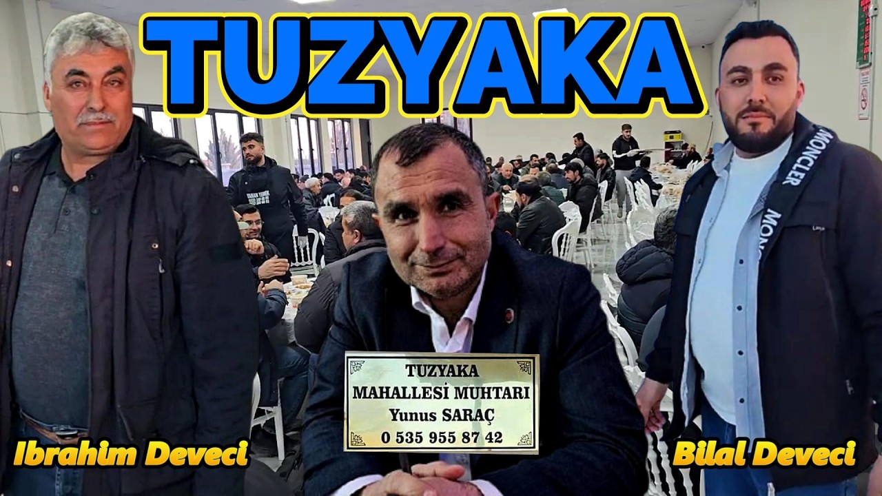 TUZYAKA EĞİTİM VE SOSYAL YARDIMLAŞMA DERNEĞİNDE İBRAHİM VE BİLAL DEVECİ'NİN VERDİĞİ İFTAR YEMEĞİ