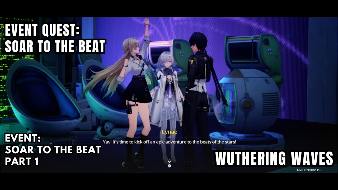 [Wuthering Waves Event Quest] Soar To The Beat - Part 1: Play Stellar Orbit Beats @ Mind Dive Arcade