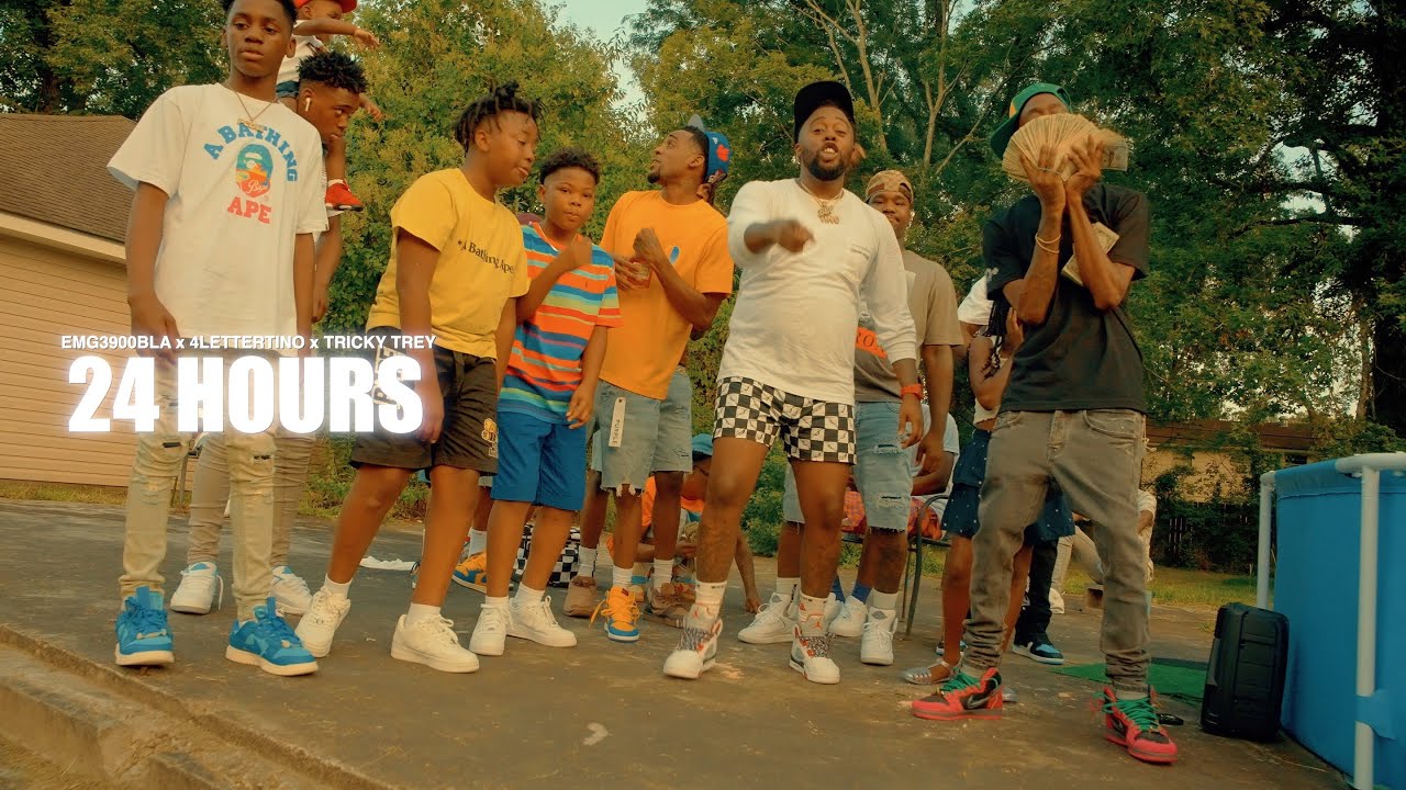 EMG3900Bla x 4LetterTino x Tricky Trey - 24 Hours (Official Music Video)