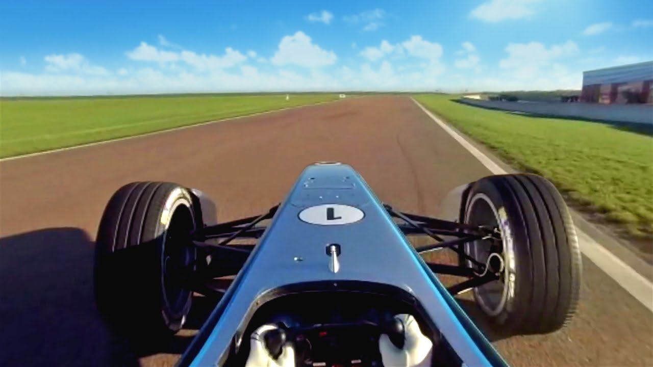 The First Formula E Car - Test Debut