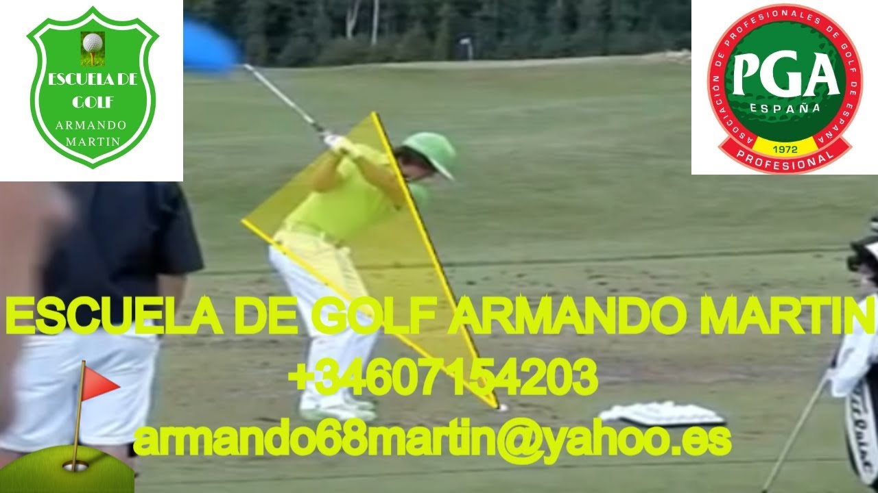 CLASES DE GOLF- como es un swing de 1 plano y de 2 planos⛳🏆
