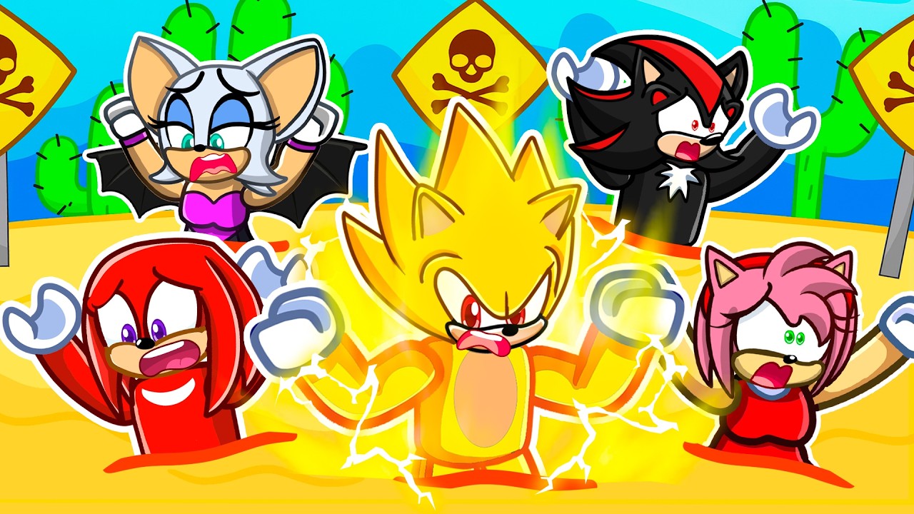 I Became SUPER SONIC And got TRAPPED In QUICKSAND in Roblox!