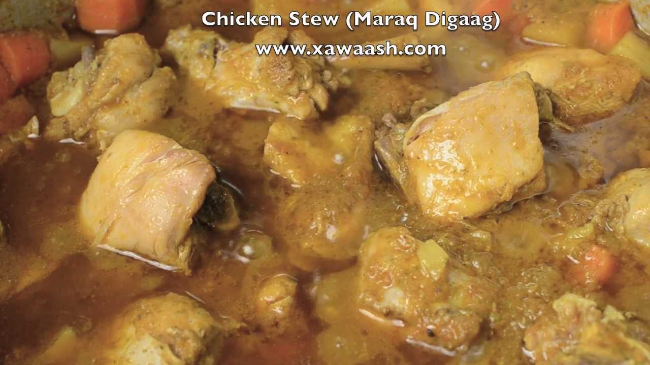 Chicken Stew (Maraq Digaag)