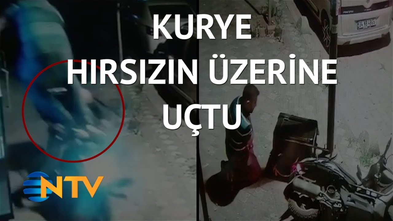 @NTV Motosikletini çalmaya çalışan hırsızı kaçırmayı başardı