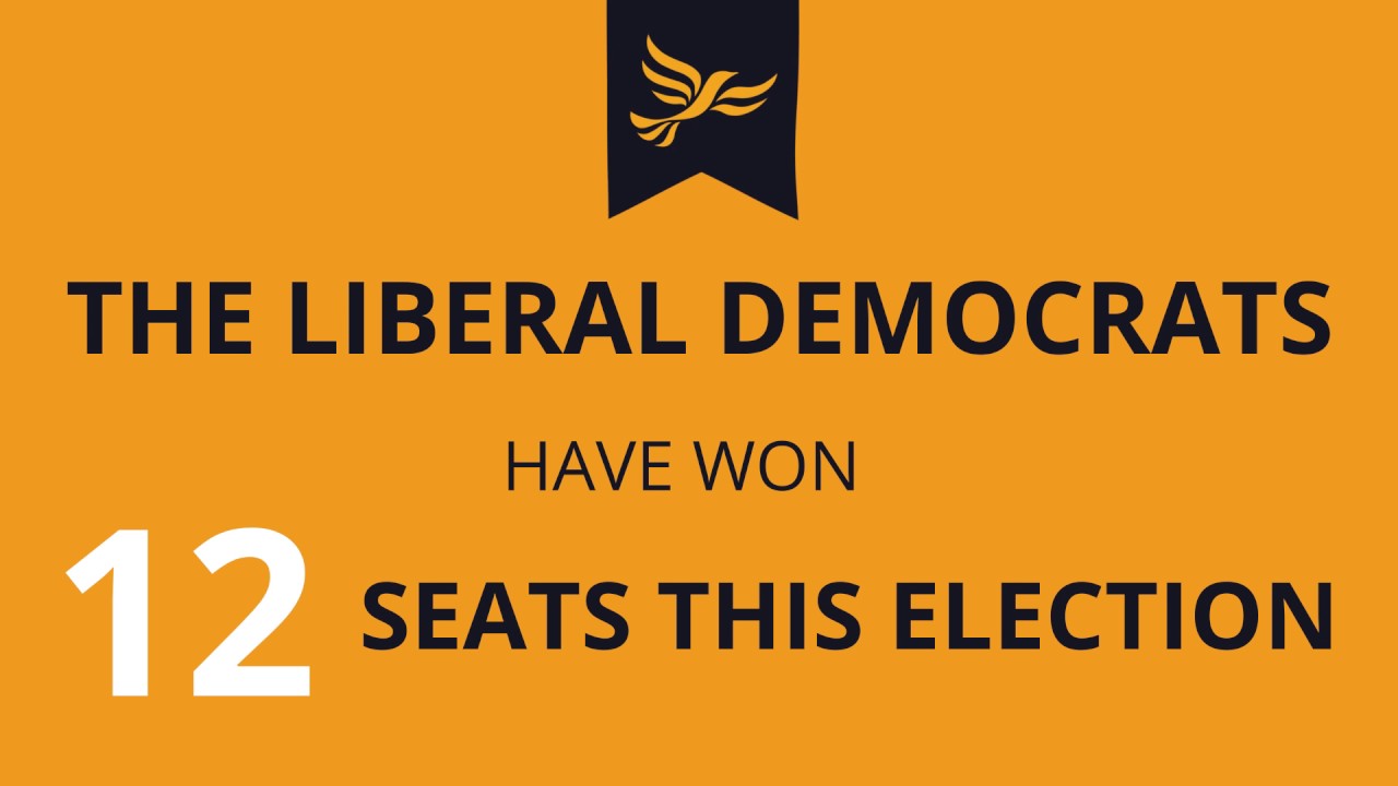 The Liberal Democrats have won 12 seats this election