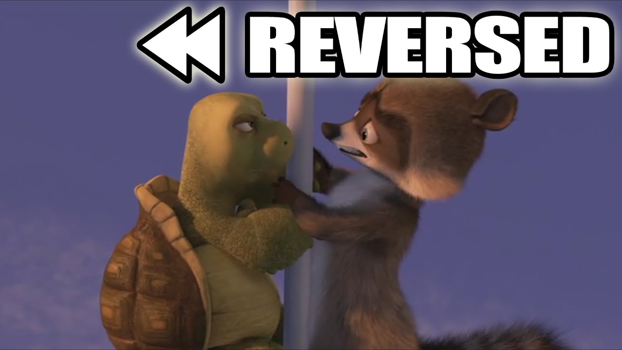 Over The Hedge (2006) - Returning the food REVERSED