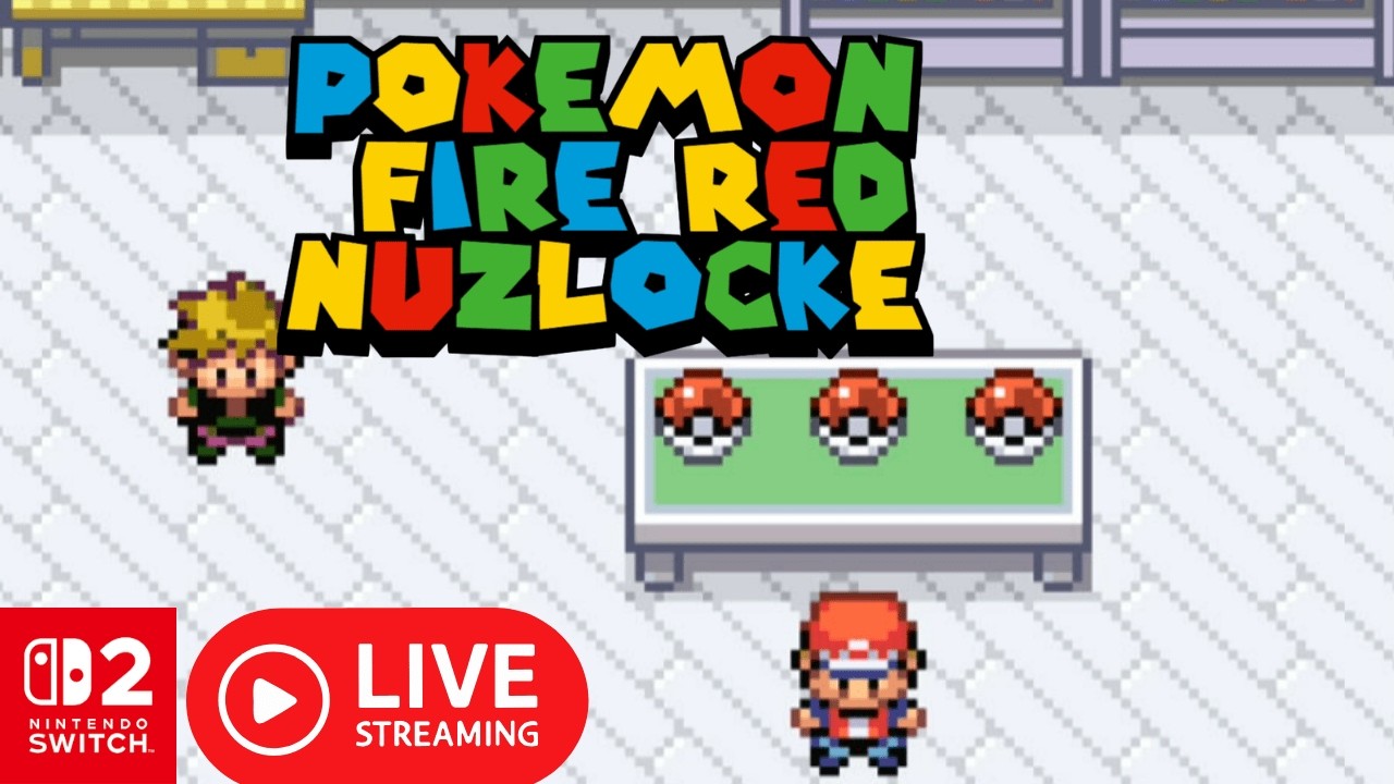 Pokemon Fire Red Nuzlocke Day 1 on Switch 2 #live
