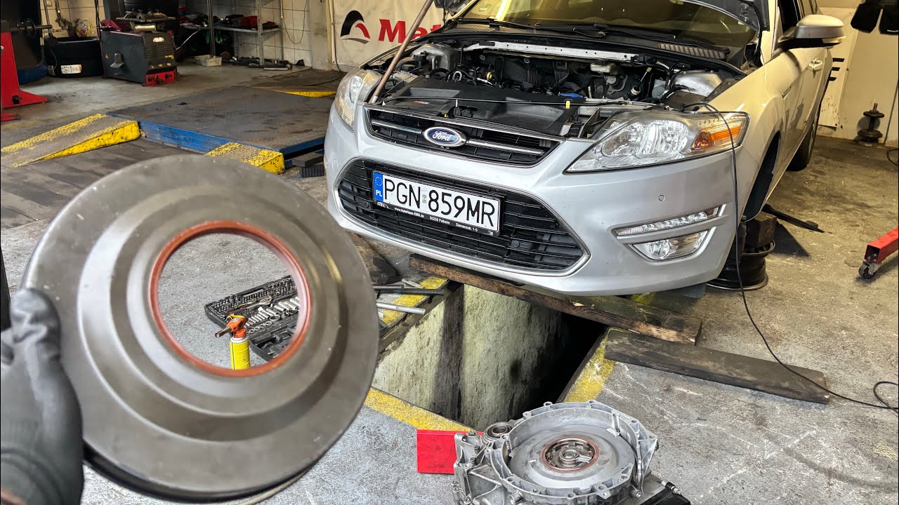 Устраняем течь масла Ford Mondeo 4 PowerShift 6DTC450! Установка кастомных деталий! 