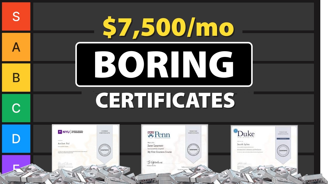 8 Boring But High Paying Certificates For Remote Jobs