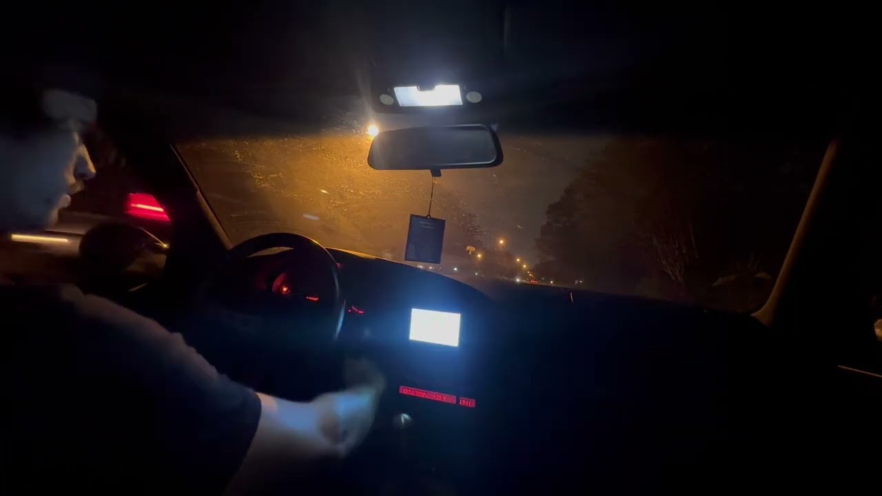 POV Night Time Driving in LSX E36 M3