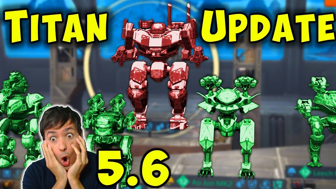 NEW TITAN UPDATE 5.6 - War Robots LIVE Stream Gameplay - WR Fun