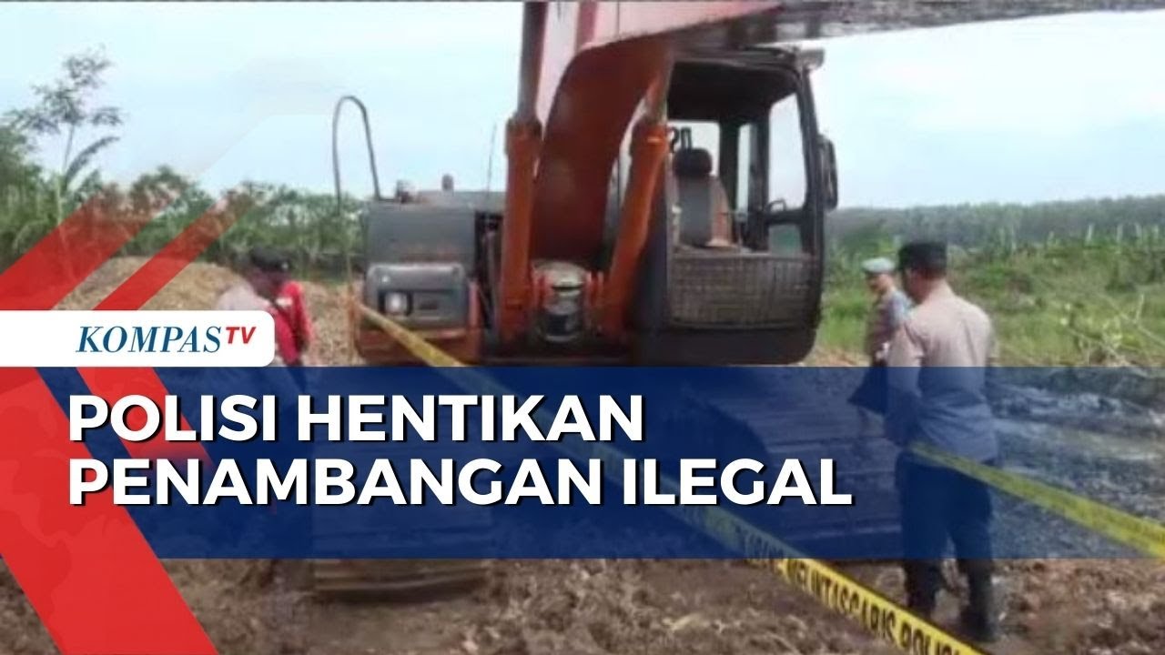 Polisi Hentikan Penambangan Tanah Merah Ilegal Seluas Satu Hektar di Subang