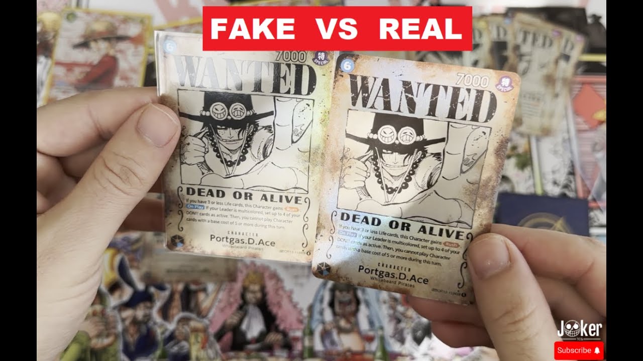 🔴Risk of fake cards in One Piece!!!