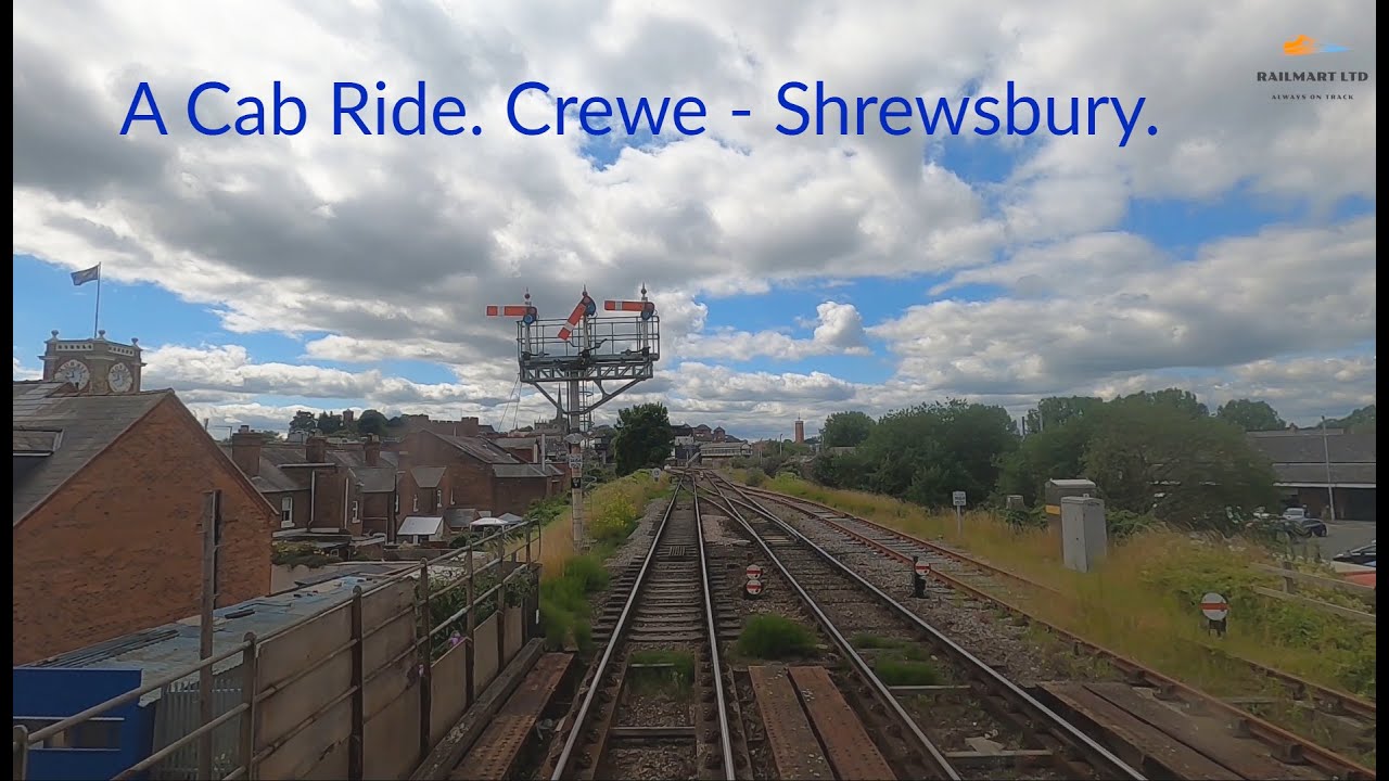 A Drivers view of Crewe to Shrewsbury. Filmed in UHD. Part 1 of a series Crewe to Bristol Temple Mds