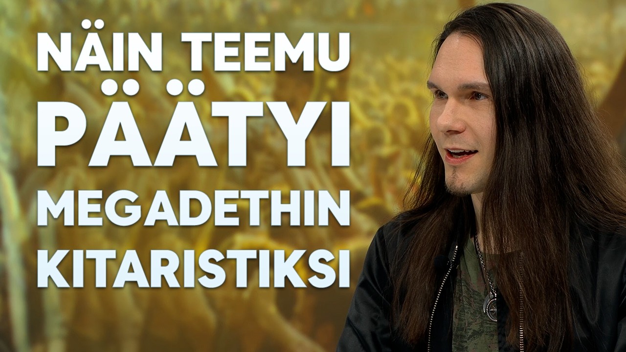 Megadethin suomalaiskitaristi Teemu Mäntysaari