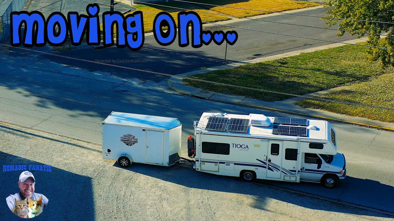 ALL PACKED UP - Leaving Illinois ~ Camping Along Route West