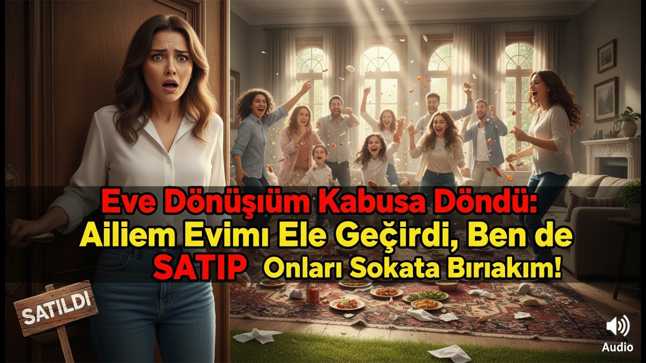 Evine Dönen Kadın, Ailesinin Dev Partisiyle Karşılaşıyor + Evini Satıp Herkesi Sokakta Bırakıyor